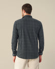 Charcoal Plaid Linen-Cotton Regular Fit Shirt