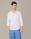 Pastel Multicolor Striped Oxford Regular Fit Shirt