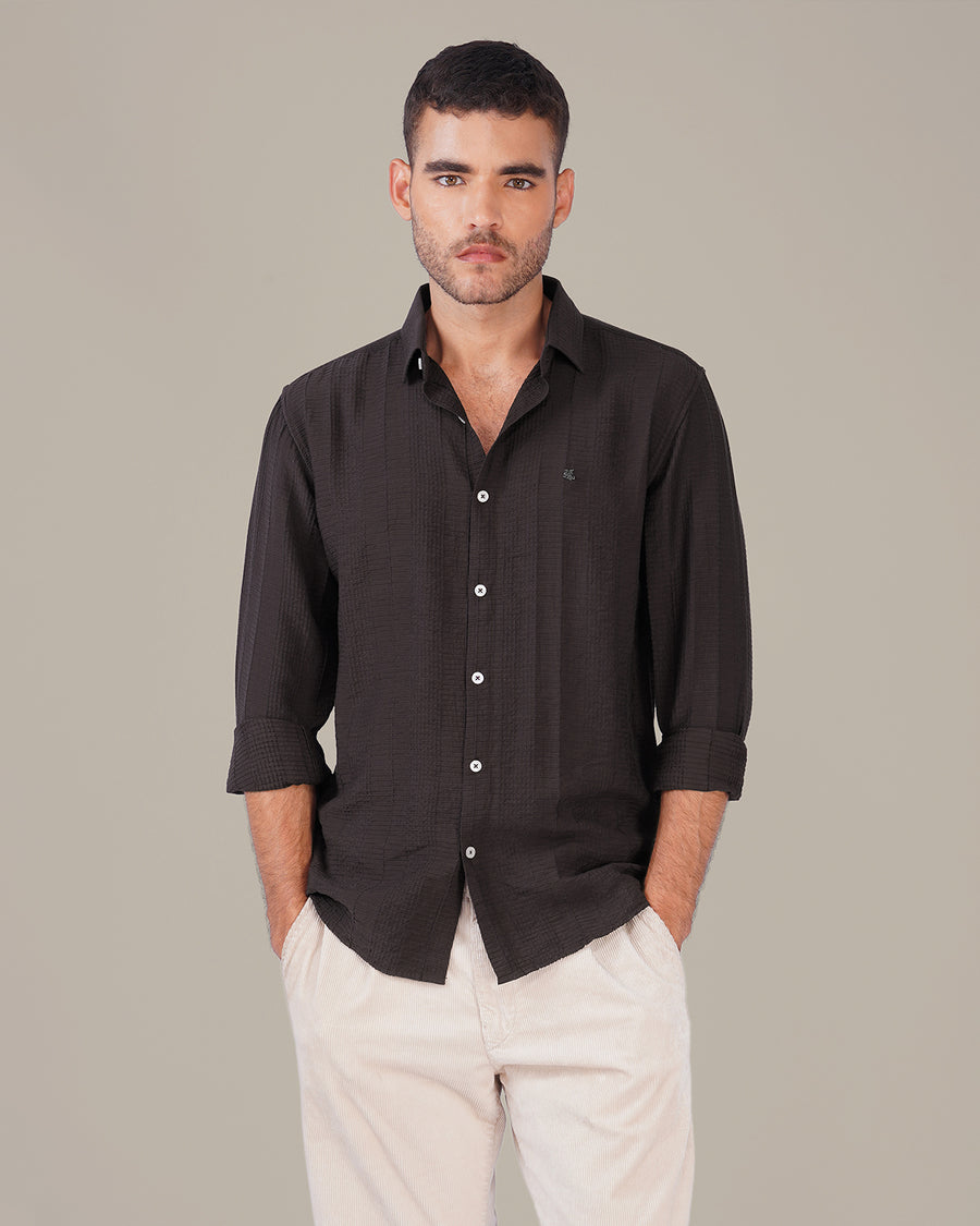 The Wine Shirt - Viscose Blend · Regular Fit