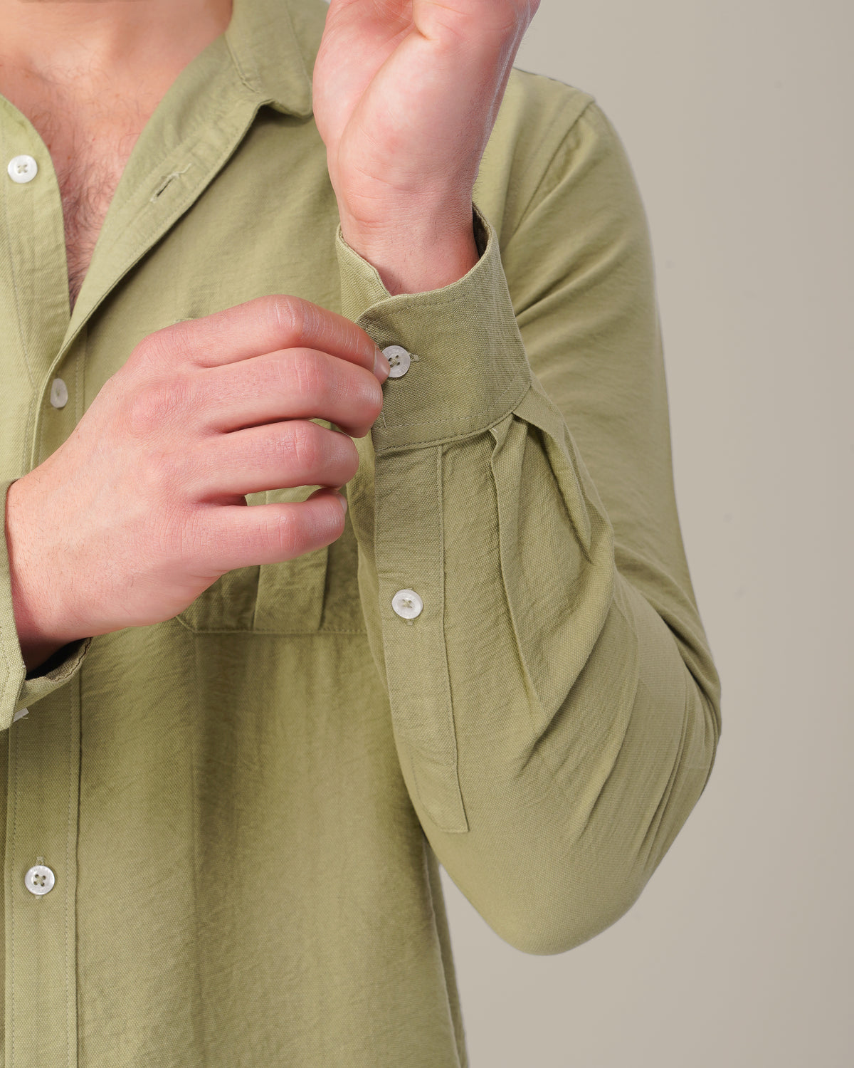 The Sage Shirt - Viscose Blend · Regular Fit