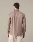 Dusty Rose Solid Poly-Viscose Standard Fit Shirt