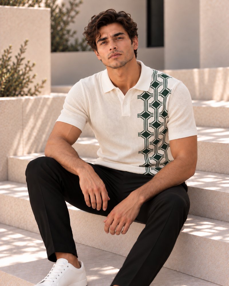 The Black Polo Pure Cotton · Slim Fit