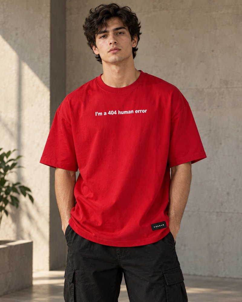 The Red Graphic Tee - Pure Cotton · Boxy Fit
