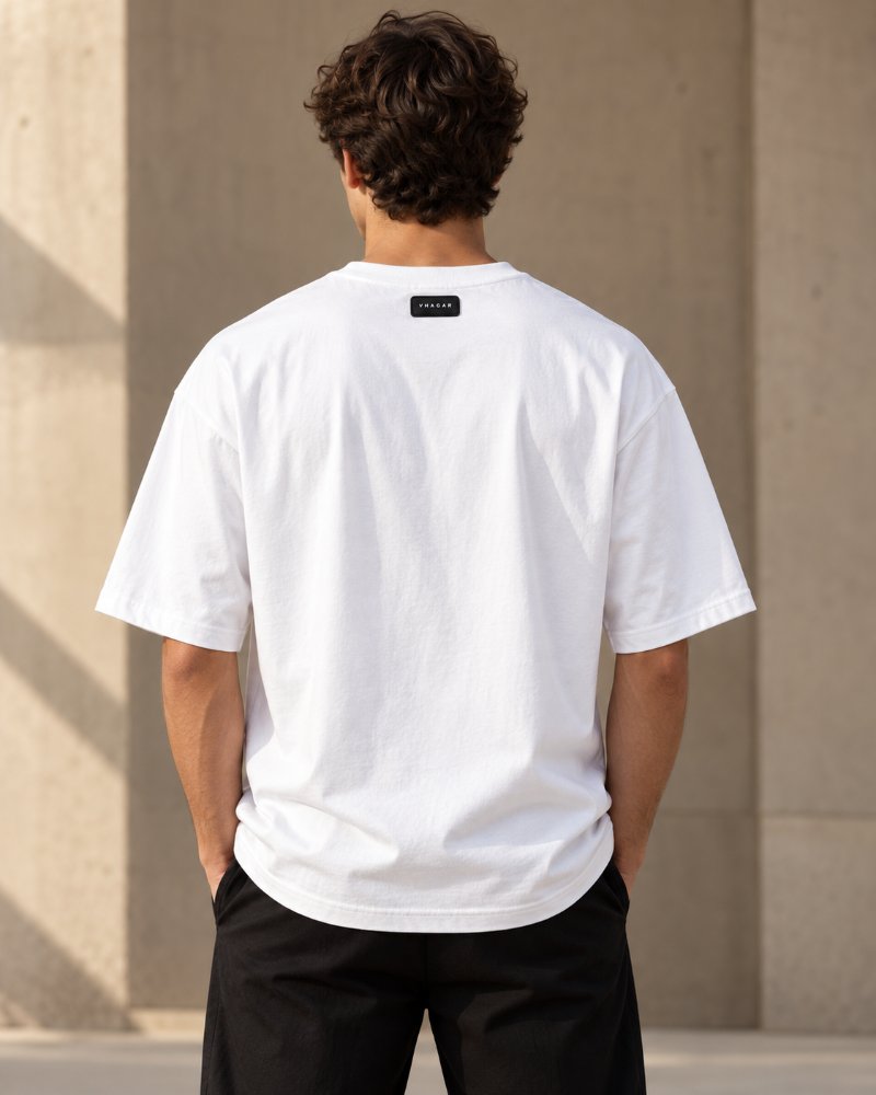 The White Silhouette Tee - Pure Cotton · Boxy Fit