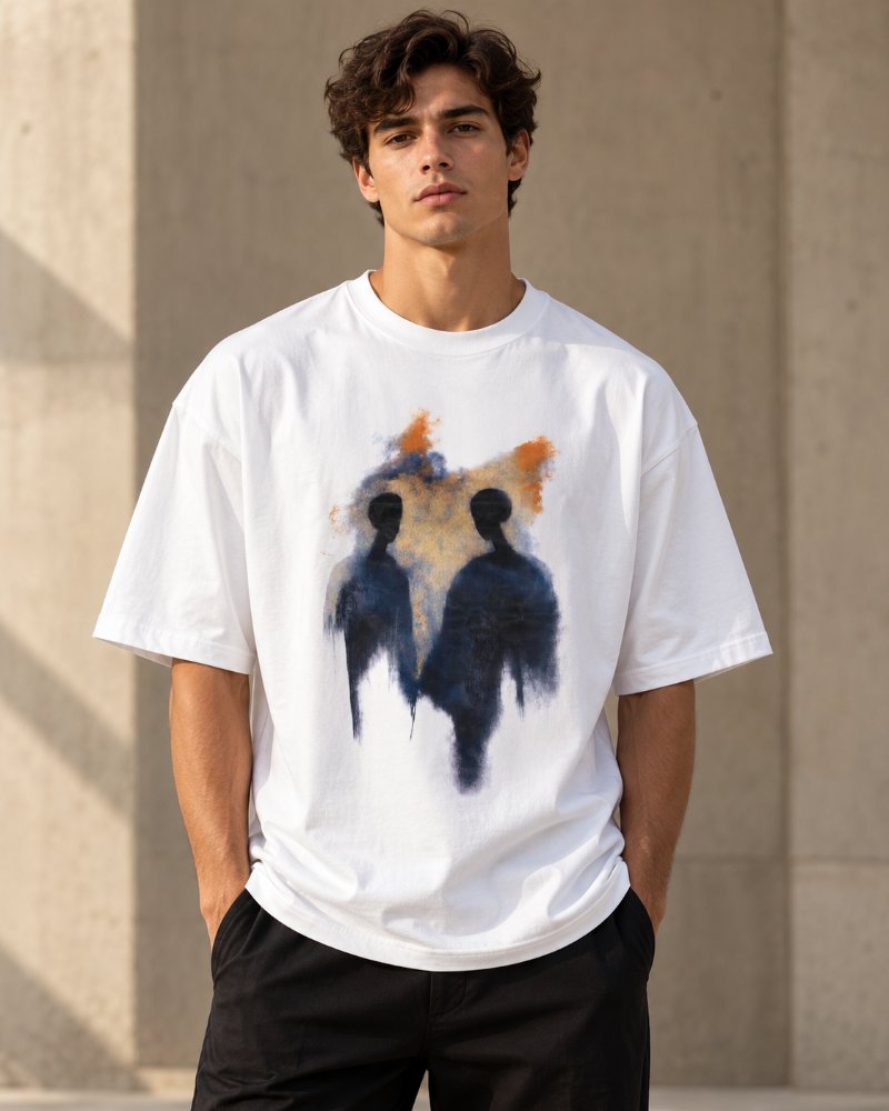 The White Silhouette Tee - Pure Cotton · Boxy Fit