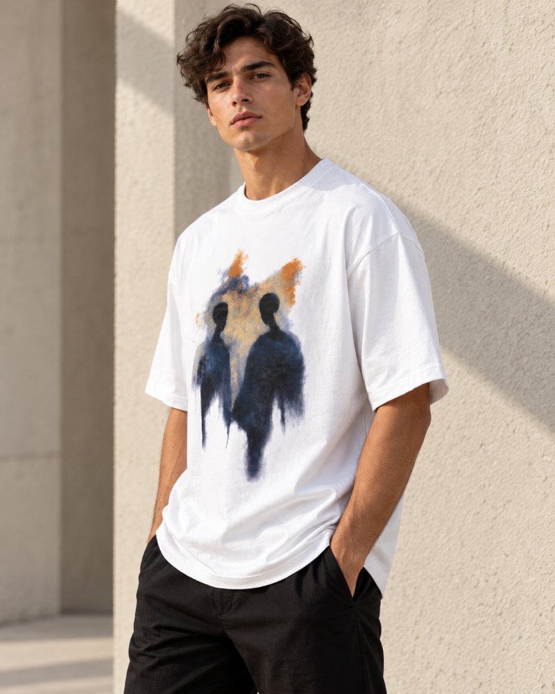 The White Silhouette Tee - Pure Cotton · Boxy Fit