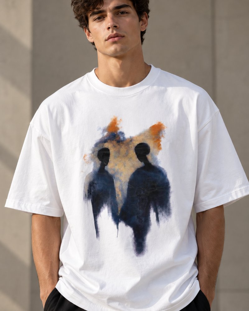 The White Silhouette Tee - Pure Cotton · Boxy Fit