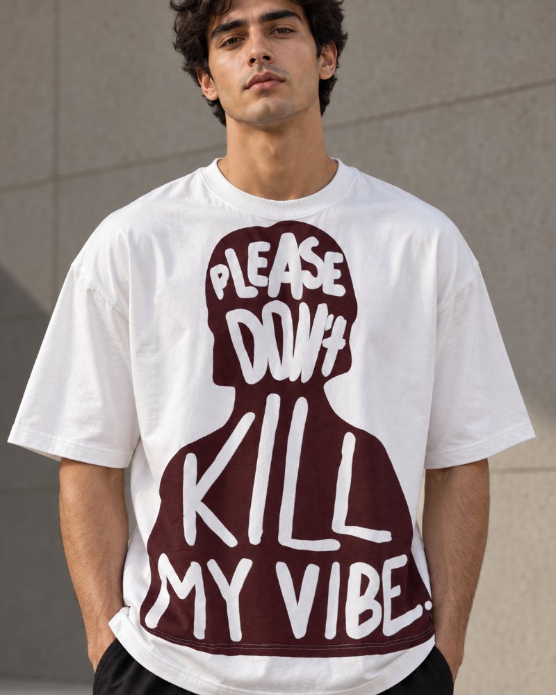The White Vibe Tee - Pure Cotton · Boxy Fit