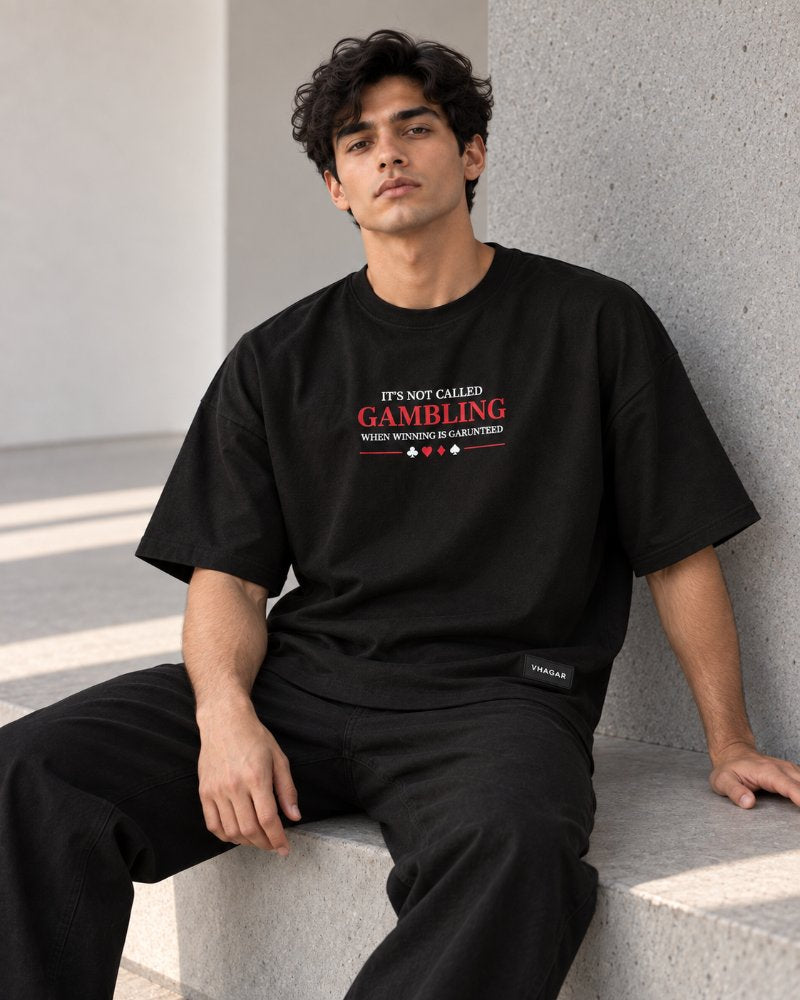 The Black Graphic Tee No. 10 - Pure Cotton · Boxy Fit